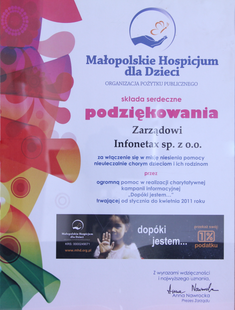 Małopolskie hospicjum dla dzieci